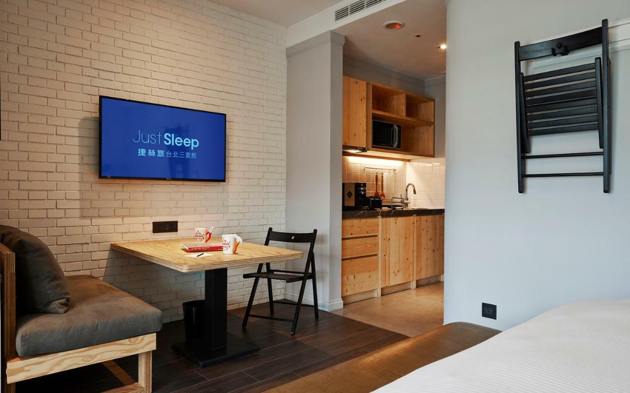 Just Sleep - Sanchong Hotel Đài Bắc Ngoại thất bức ảnh
